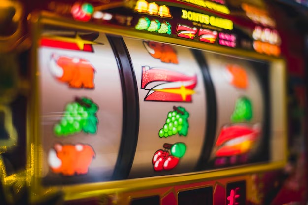 Mobile slot game interface on 377sport app showing reels and bet controls